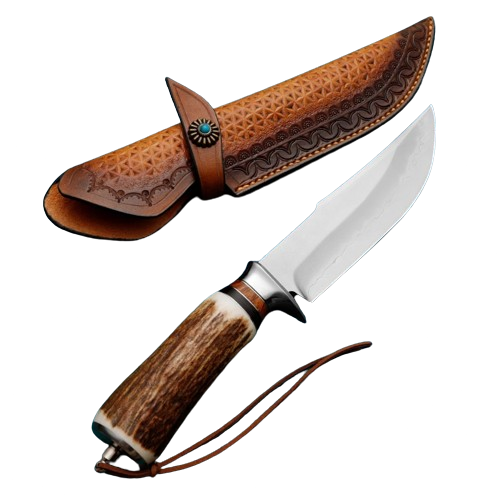 Couteau de Chasse en Bois - Couteau Center