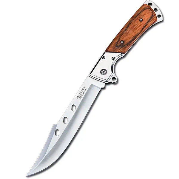 Couteau de Chasse Pliant Grande Lame - Couteau Center